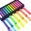 imageArtecho 12pcs Neon Soft Pastels Square Chalk for Drawing Blending Layering Shading Pastels Art Supplies12 neon colors long