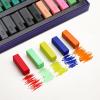 imageArtecho 12pcs Neon Soft Pastels Square Chalk for Drawing Blending Layering Shading Pastels Art Supplies48 colors short