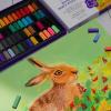 imageArtecho 12pcs Neon Soft Pastels Square Chalk for Drawing Blending Layering Shading Pastels Art Supplies64 colors short