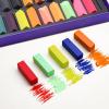 imageArtecho 12pcs Neon Soft Pastels Square Chalk for Drawing Blending Layering Shading Pastels Art Supplies64 colors short