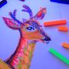 imageArtecho 12pcs Neon Soft Pastels Square Chalk for Drawing Blending Layering Shading Pastels Art Supplies70 colors long