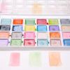 imageArtecho 28 Metallic Watercolor Paint Set Glitter Colors SemiMoist Pearlescent Water color Ideal for Beginners and Artists28 colors