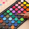 imageArtecho 28 Metallic Watercolor Paint Set Glitter Colors SemiMoist Pearlescent Water color Ideal for Beginners and Artists48 colors