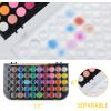 imageArtecho 28 Metallic Watercolor Paint Set Glitter Colors SemiMoist Pearlescent Water color Ideal for Beginners and Artists48 colors