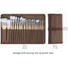 imageArtecho 32 PCS Paint Brushes for Acrylic Painting Acrylic Paint Brushes for Oil Watercolor Acrylic Gouache and Canvas Painting24 pcs