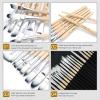 imageArtecho 32 PCS Paint Brushes for Acrylic Painting Acrylic Paint Brushes for Oil Watercolor Acrylic Gouache and Canvas Painting32 pcs