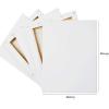 imageArtecho 8x10 Inch Stretched Canvas White Blank 20 Pack Primed 100 Cotton Super Value Bulk Pack for Painting Acrylic Pouring Oil Paint ampamp Artist Media