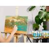 imageArtecho 8x10 Inch Stretched Canvas White Blank 20 Pack Primed 100 Cotton Super Value Bulk Pack for Painting Acrylic Pouring Oil Paint ampamp Artist Media