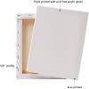 imageArtecho 8x10 Inch Stretched Canvas White Blank 20 Pack Primed 100 Cotton Super Value Bulk Pack for Painting Acrylic Pouring Oil Paint ampamp Artist Media