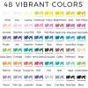 imageArtecho Acrylic Paint Markers 60 Colors Acrylic Paint Pens with Brush Tip and Fine Tip for Stone Rock Painting Paper Pumpkin Wood Egg Canvas Ceramic Fabric leather Glass DIY Crafts48 Colors