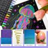 imageArtecho Acrylic Paint Markers 60 Colors Acrylic Paint Pens with Brush Tip and Fine Tip for Stone Rock Painting Paper Pumpkin Wood Egg Canvas Ceramic Fabric leather Glass DIY Crafts12 Metallic  6 Fluorescent Colors