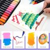 imageArtecho Acrylic Paint Markers 72 Colors with Bag Acrylic Paint Pens with Brush Tip and Fine Tip for Stone Rock Painting Paper Pumpkin Wood Egg Canvas Ceramic Fabric leather Glass48 Colors