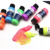imageArtecho Neon Paint 6 Colors 60 ml  2 oz Acrylic Paint for Decoration Art Painting Outdoor and Indoor Art Craft Supplies for Canvas Rock Wood Waterproof Rich PigmentsGlowNeon6 colors
