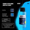 imageArtecho Neon Paint 6 Colors 60 ml  2 oz Acrylic Paint for Decoration Art Painting Outdoor and Indoor Art Craft Supplies for Canvas Rock Wood Waterproof Rich PigmentsGlowNeon6 colors