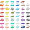 imageArtecho Oil Pastels Set of 48 Colors Soft Oil Pastels for Art Painting Drawing Blending Art Supplies for Artists Beginners Students Teachers 10 x 70 mm48 Basic Colors