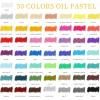 imageArtecho Oil Pastels Set of 50 Colors 8 x 60 mm Soft Oil Pastels for Art Painting Drawing Blending Art Supplies for Artists Beginners Students Teachers50 Basic Colors