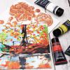imageArtecho Professional Acrylic Paint Set 20 Primary Colors 120ml  405oz Tubes Art Craft Paints for Canvas Rock Stone Wood Fabric Art Supplies24 Basic Colors