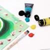 imageArtecho Professional Acrylic Paint Set 20 Primary Colors 120ml  405oz Tubes Art Craft Paints for Canvas Rock Stone Wood Fabric Art Supplies7 Basic Colors