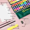 imageArtecho Watercolor Paint Set 168 Colors Painting Kit with Watercolor Pad Brushes and Pencil Ideal Water Color Kit for Beginners ampamp Professionals100 Colors