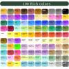 imageArtecho Watercolor Paint Set 168 Colors Painting Kit with Watercolor Pad Brushes and Pencil Ideal Water Color Kit for Beginners ampamp Professionals100 Colors