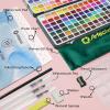 imageArtecho Watercolor Paint Set 168 Colors Painting Kit with Watercolor Pad Brushes and Pencil Ideal Water Color Kit for Beginners ampamp Professionals168 Colors