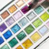 imageArtecho Watercolor Paint Set 168 Colors Painting Kit with Watercolor Pad Brushes and Pencil Ideal Water Color Kit for Beginners ampamp Professionals50 Colors Metallic
