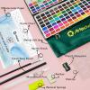 imageArtecho Watercolor Paint Set 50 Colors Travel Watercolor Set with Watercolor Papers and Brushes Ideal for Amateur Hobbyists Painting Lovers and Artists128 Colors