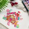 imageArtecho Watercolor Paint Set 50 Colors Travel Watercolor Set with Watercolor Papers and Brushes Ideal for Amateur Hobbyists Painting Lovers and Artists128 Colors