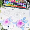 imageArtecho Watercolor Paint Set 50 Colors Travel Watercolor Set with Watercolor Papers and Brushes Ideal for Amateur Hobbyists Painting Lovers and Artists50 Colors