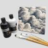 imageArtecho White Acrylic Paint Large Bottle 500ml  17oz White Paint for Canvas Rocks Wood Fabric Ceramic Non Toxicwhite