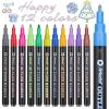 imageArtecho 120 Colors Markers for Adult Coloring Books Dual Tip Markers for School Fine and Brush Tip for Adults Coloring Books Calligraphy Drawing Sketching12 colors