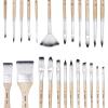 imageArtecho 32 PCS Paint Brushes for Acrylic Painting Acrylic Paint Brushes for Oil Watercolor Acrylic Gouache and Canvas Painting24 pcs
