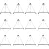 imageArtecho Art Easel Display Easel Tabletop Easel 12 Pack Aluminium Tripod Stand Easel for Painting Hold Canvas Boards up to 20quot Height