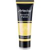 imageArtecho Professional Acrylic Paint White and Black 120ml  405oz Tubes Art Craft Paints for Canvas Rock Stone Wood Fabric Art Supplieslridescent Gold