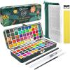 imageArtecho Watercolor Paint Set 168 Colors Painting Kit with Watercolor Pad Brushes and Pencil Ideal Water Color Kit for Beginners ampamp Professionals100 Colors