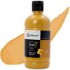 imageArtecho White Acrylic Paint Large Bottle 500ml  17oz White Paint for Canvas Rocks Wood Fabric Ceramic Non ToxicYellow Ochre