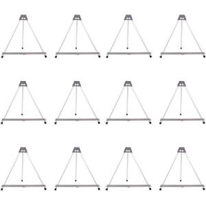 imageArtecho Art Easel Display Easel Tabletop Easel 12 Pack Aluminium Tripod Stand Easel for Painting Hold Canvas Boards up to 20quot Height