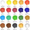 imageArtecho Blue Acrylic Paint Cerulean Blue Paint 120ml  405oz Tubes Art Craft Paints for Canvas Rock Stone Wood Fabric Art Supplies20 Basic Colors