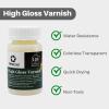 imageArtecho High Gloss Varnish 4oz  120ml for Acrylic Painting Wood Clay Canvas