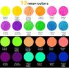 imageArtecho Tempera Paint Sticks 12 Neon Colors Washable Paint Sticks12 Neon Colors
