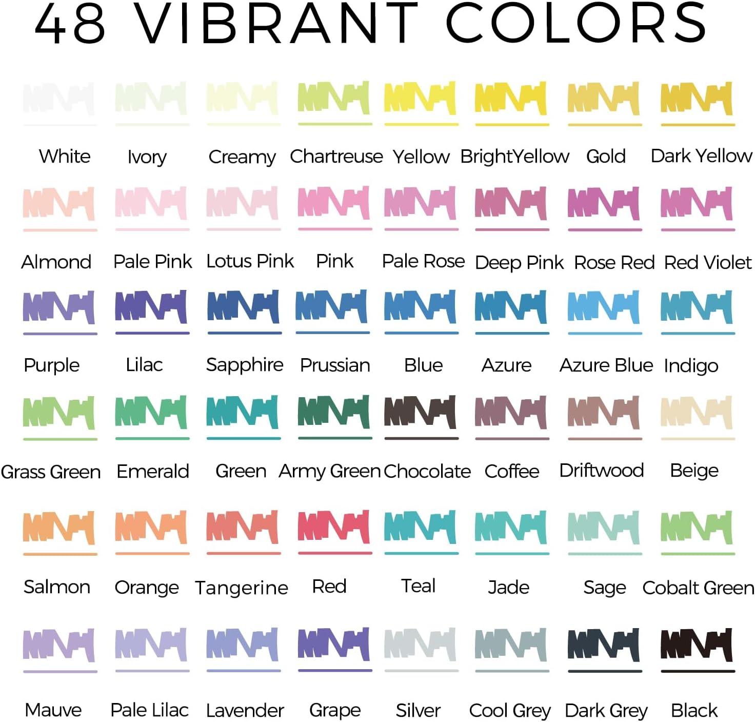 Artecho Acrylic Paint Markers 120 Colors with Bag, Acrylic Paint Pens ...