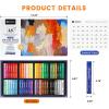 imageArtecho Extra Soft Oil Pastels Set of 120 Colors Art Supplies for Art Painting Drawing Blending48 Basic Colors