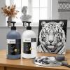 imageArtecho Phthalo Blue Acrylic Paint 1000ml 338 fl oz with Pump Dispenser  High Pigment for Exceptional Coverage Large Bottle Craft Paint for Canvas Wood Rocks Fabric Ceramic  NonToxicWhite
