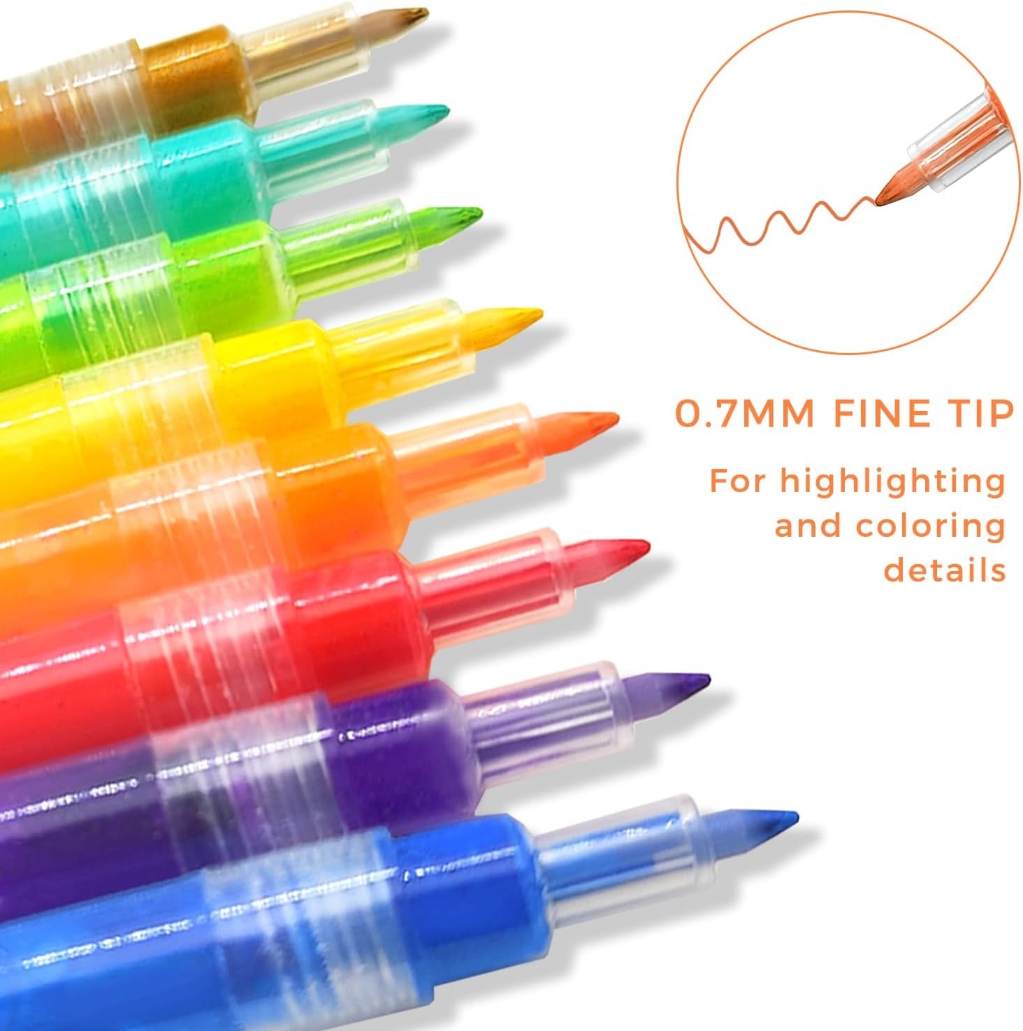 image:imageArtecho Acrylic Paint Markers 48 Colors Dual tip and 36 Colors 07mm Extra Fine Tip