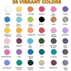 image:imageArtecho Acrylic Paint Markers 48 Colors Dual tip and 36 Colors 07mm Extra Fine Tip