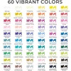 image:imageArtecho Acrylic Paint Markers 60 Colors with Brush Tip and Fine Tip and Acrylic Paint Markers 36 Colors 07mm Extra Fine Tip