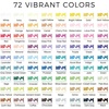 image:imageArtecho Acrylic Paint Markers 72 Colors with Bag amp Glow in the Dark Acrylic Paint Set  18 Colors x 11ml 037oz