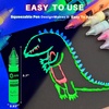 image:imageArtecho Glow in the Dark Acrylic Paint Set  18 Colors x 11ml 037oz amp 6 Colors x 120 ml 4 oz