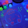 image:imageArtecho Glow in the Dark Acrylic Paint Set  6 Colors x 11ml 037oz  NonToxic Waterproof Art Supplies for Canvas Rock Wood Fabric  Rich Pigment Craft Paint for Adults amp Hobbyists07 Fl Oz Pack of 8