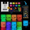 image:imageArtecho Glow in the Dark Acrylic Paint Set  6 Colors x 11ml 037oz  NonToxic Waterproof Art Supplies for Canvas Rock Wood Fabric  Rich Pigment Craft Paint for Adults amp Hobbyists07 Fl Oz Pack of 8